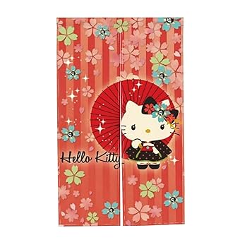 (新品)ハローキティ のれん のれん工房 のれん 暖簾 ハローキティ サンリオキャラクターズ